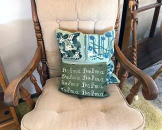 Vintage arm + dining chairs