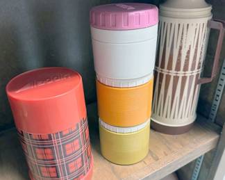 Vintage Thermos containers