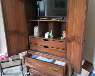 Walnut armoire