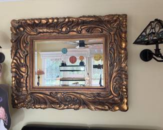 Gilded mirror