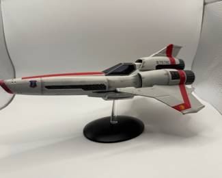 die-cast model of the Viper Mark II from the television series Battlestar Galactica