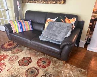 Leather sofa