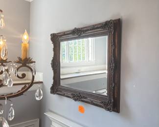 XL Ornately Carved Wooden Framed Mirrors (2), only $150 each today!!