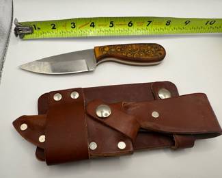 WHITEKNUCKLER BRAND CLASSIC M3 LEATHERWOOD 154CM FIXED BLADE KNIFE