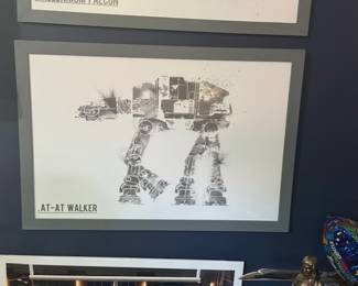 Part of Star Wars Art Collection