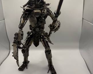 Predator recycled metal model, Iron