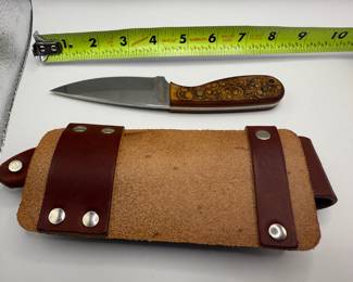 WHITEKNUCKLER BRAND CLASSIC M3 LEATHERWOOD 154CM FIXED BLADE KNIFE