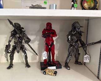 50% off recycled metal predators and sith trooper