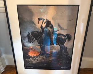 Frank Frazetta's iconic painting, "Death Dealer"