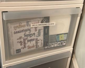 Dies, and embossing folders