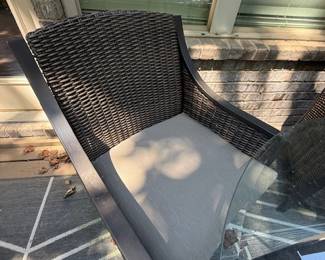 Chairs and cushions are in great shape