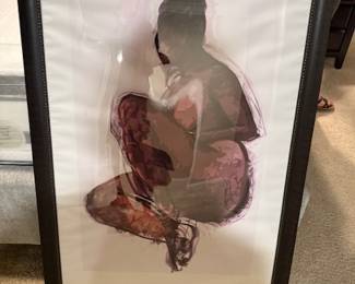 Subdued and beautiful framed artwork