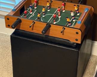 Miniature foosball game