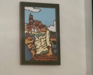 Imported trio of small artwork