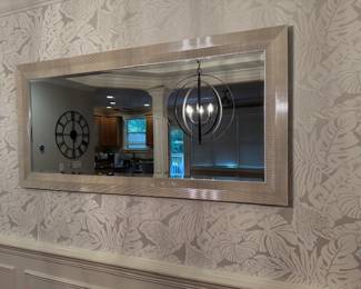 Stylish and dramatic landscape mirror