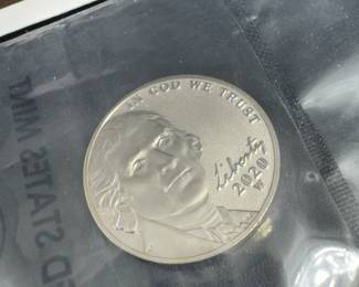 2020 US Silver Proof set w/ reverse proof westpoint nickel