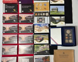Huge selection of US Mint Proof sets from 1952-2022. many rare issues