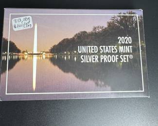 2020 US Silver Proof set w/ reverse proof westpoint nickel