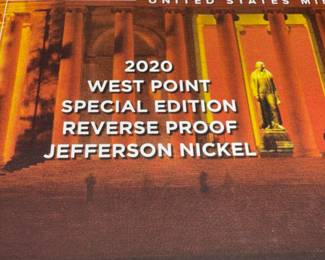 2020 US Silver Proof set w/ reverse proof westpoint nickel
