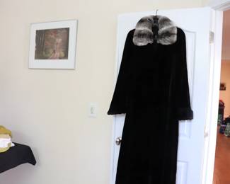 LADIES BIRGER CHRISTENSEN FUR COAT