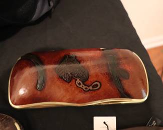 Vintage Reinhold Kuhn Germany Vintage Horse Eyeglass Case