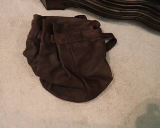 Vintage J. Duseri Rainguarded Leather Tote