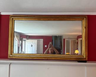 Gold Rectangular Wall Mirror