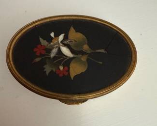 Antique lacquer trinket box