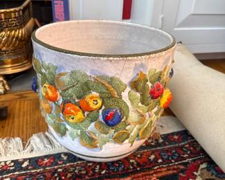 Italian Majolica Fruit Planter