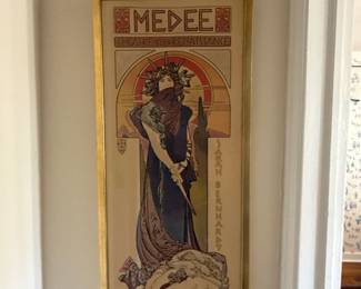 Art Nouveau poster titled "Medee" by Alphonse Mucha - 1898