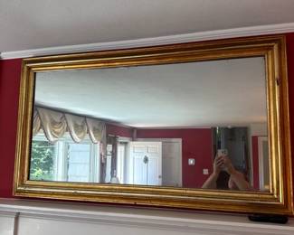 Gold Rectangular Wall Mirror