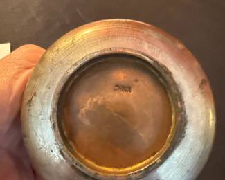 vintage Chinese Cloisonne metal vase