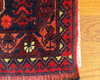 hand knotted wool area rug