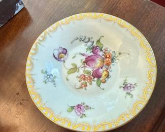 Dresden porcelain saucer