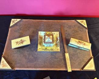 vintage style desk set