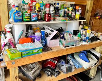 LOTS OF CLEANING SUPPLIES & MORE!