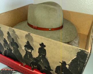 GREAT STETSON "CATERA" (?) HAT w/ BOX