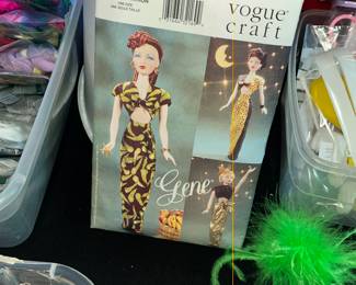 4-DIFFERENT VOGUE PATTERNS FOR THE "GENE" DOLL!