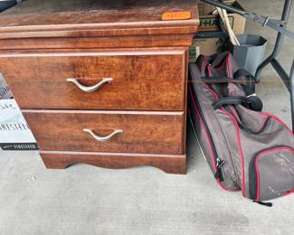 NITE STAND & BASEBALL EQUIPMENT BAG