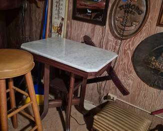Marble Top Table $150 
