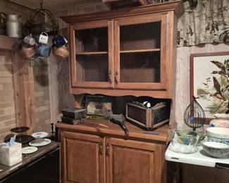 Oak Hutch $250 