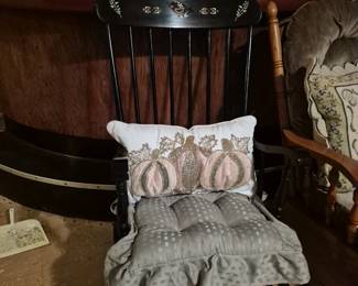 Black Rocking Chair $100