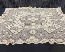 36" x 47" Lace Tablecloth 