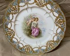 Sevres Hand Painted Plate 