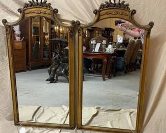 French Gold Framed Mirrors 
