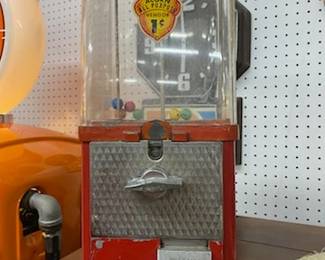 One Cent Gumball Machine-No Key 