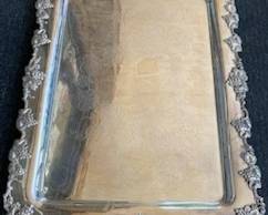 Lg. Silverlate Tray- E. G. Webster 