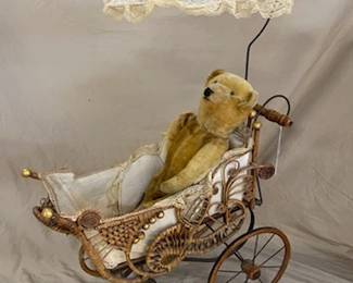 Victorian Style Doll Pram 