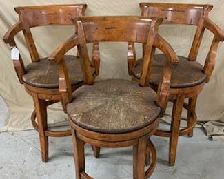 Pear Wood Bar Stools 