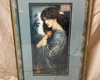 Picture- Lady w/ Blue Dress 